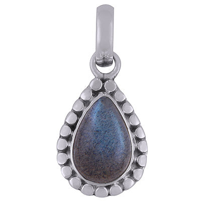 Labradorite 925 Sterling Silver Pendant - R101810-4