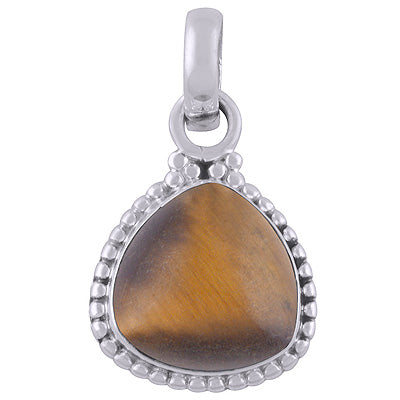Tiger's Eye 925 Sterling Silver Pendant - R101817-5