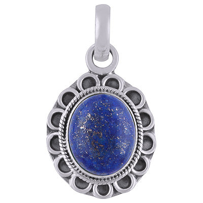 Lapis 925 Sterling Silver Pendant - R101820-5