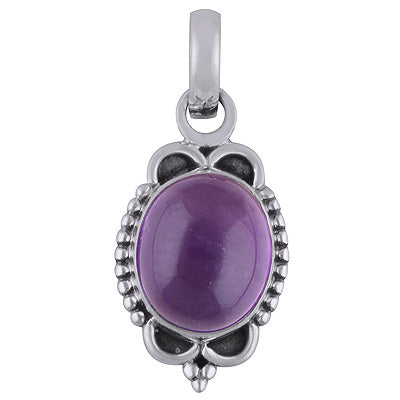 Amethyst 925 Sterling Silver Pendant - R101822-1