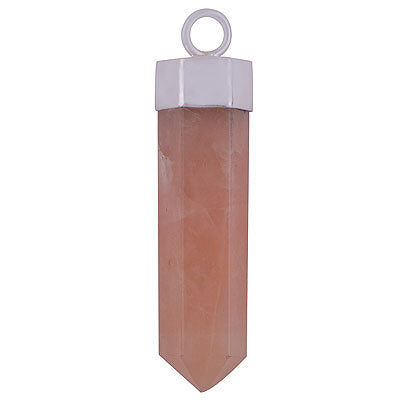 Beautiful Pencil Shape Gemstone Aventurine 925 Sterling Solid Silver Pendant - R101892-1
