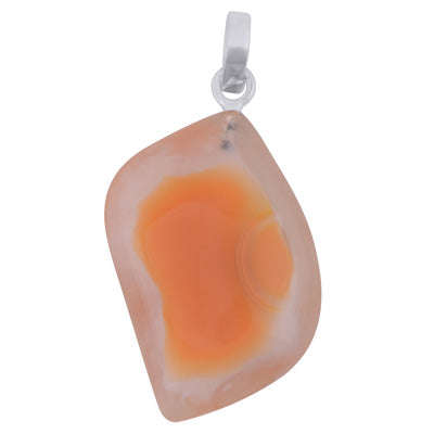 Magnificent Gemstone Eye Agate Fancy Shape 925 Sterling Solid Silver Pendant - R102050-26