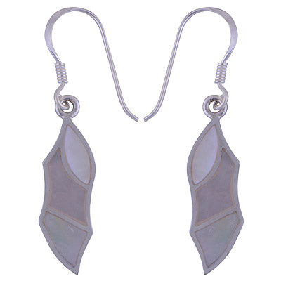 925 Sterling Silver Mother of Pearl Earrings - R1501367-7