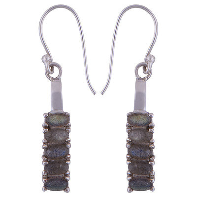 925 Sterling Silver Labradorite Earrings - R1501476-3
