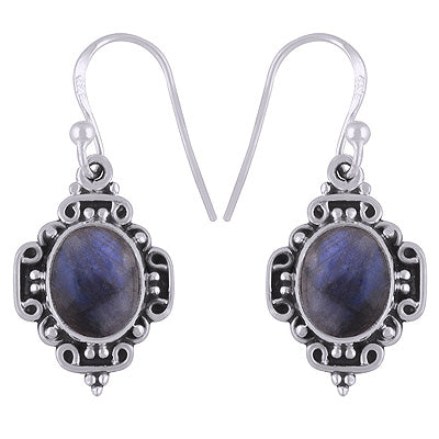 925 Sterling Silver Labradorite Earrings - R1501844-4