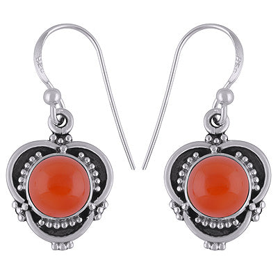 Carnelian 925 Sterling Silver Earrings - R1501855-7