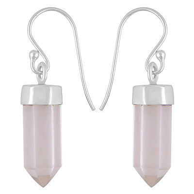 Alluring Crystal Pencil Shape 925 Sterling Solid Silver Dangle Earrings - R1501904-43