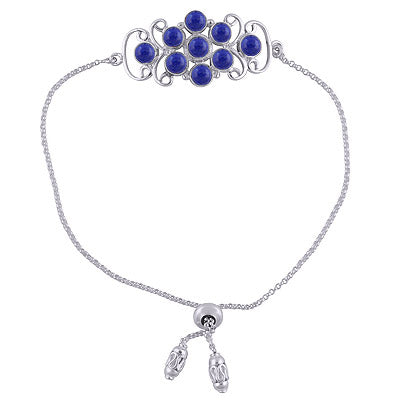 925 STERLING SILVER LAPIS BRACELET - R2400498-10
