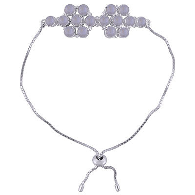 925 STERLING SILVER Rainbow Moonstone BRACELET - R2400500-7