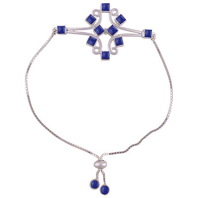 925 STERLING SILVER LAPIS BRACELET - R2400512-9