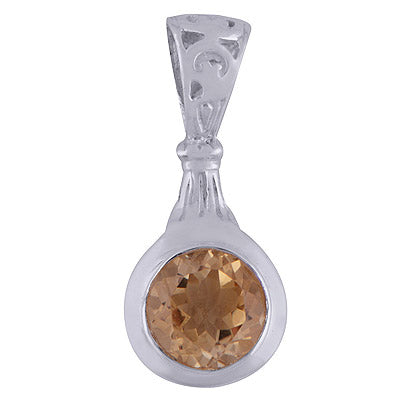 Citrine 925 Sterling Silver Pendant - R300624-47