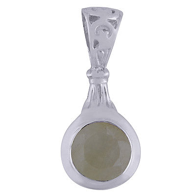 Prehnite 925 Sterling Silver Pendant - R300624-63
