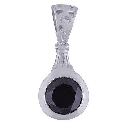 Black Onyx 925 Sterling Silver Pendant - R300624-79
