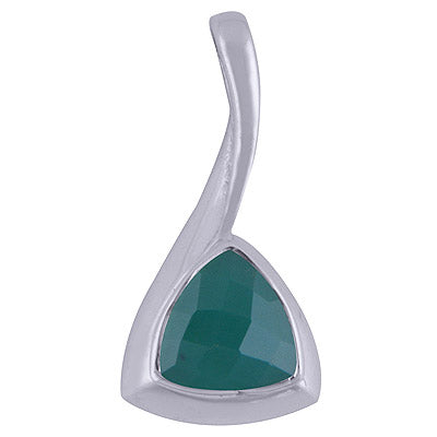 Green Onyx 925 Sterling Silver Pendant - R300997-30
