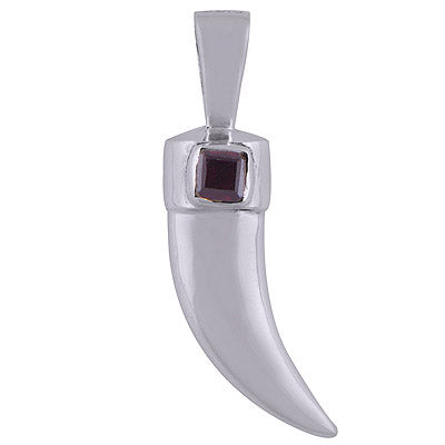 Garnet 925 Sterling Silver Pendant - R301015-10