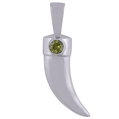 Peridot 925 Sterling Silver Pendant - R301015-11