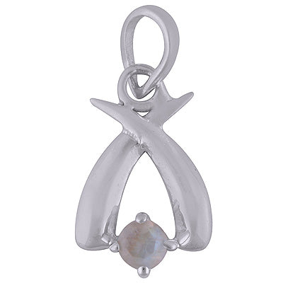 Rainbow Moonstone 925 Sterling Silver Pendant - R301052-5