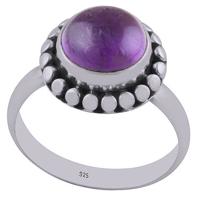 Amethyst 925 Sterling Silver Ring - R3400679-41