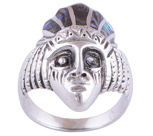 Abalone Shell 925 Sterling Silver Ring - R3401050-26