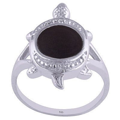 Black Onyx 925 Sterling Silver Ring - R3401164-62
