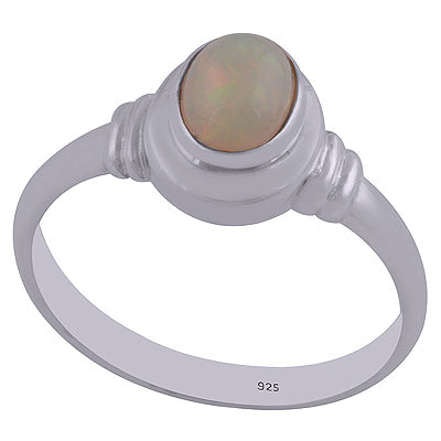 Ethiopian Opal 925 Sterling Silver Ring - R3401261-60