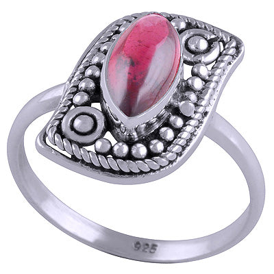 Garnet 925 Sterling Silver Ring - R3401466-5
