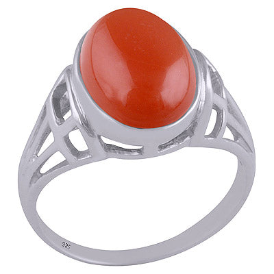 Carnelian 925 Sterling Silver Ring - R3401505-25