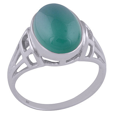 Green Onyx 925 Sterling Silver Ring - R3401505-71