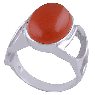 Carnelian 925 Sterling Silver Ring - R3401510-25