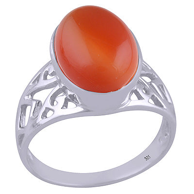 Carnelian 925 Sterling Silver Ring - R3401512-21