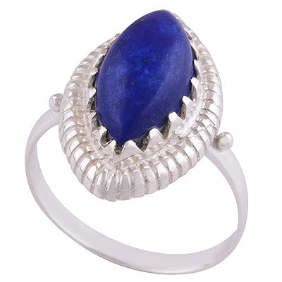 Lapis 925 Sterling Silver Ring - R3401521-20