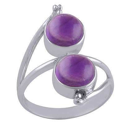 Amethyst 925 Sterling Silver Ring - R3401524-1