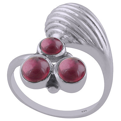 Garnet 925 Sterling Silver Ring - R3401525-31