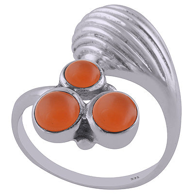 Carnelian 925 Sterling Silver Ring - R3401525-56