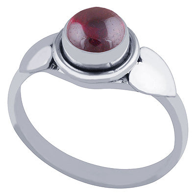 Garnet 925 Sterling Silver Ring - R3401579-5
