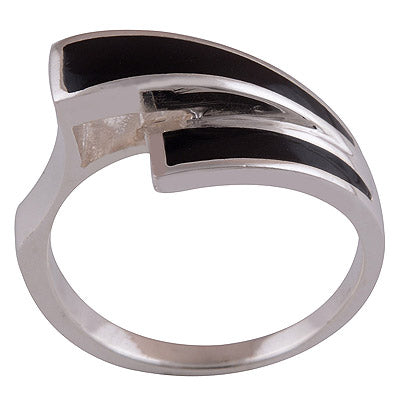 Black Onyx 925 Sterling Silver Ring - R3401663-19