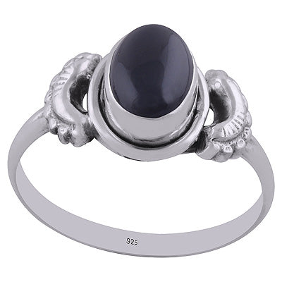Black Onyx 925 Sterling Silver Ring - R3401675-23