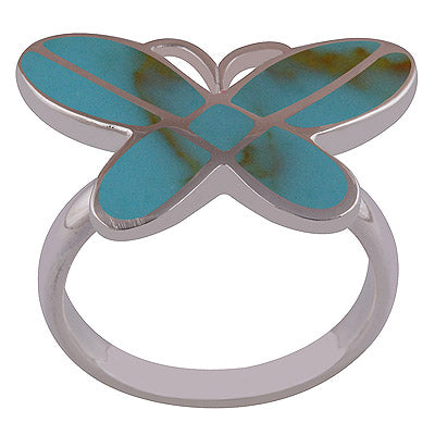 Turquoise 925 Sterling Silver Ring - R3401687-3