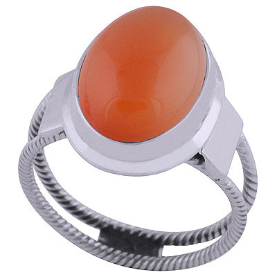 Carnelian 925 Sterling Silver Ring - R3401962-17