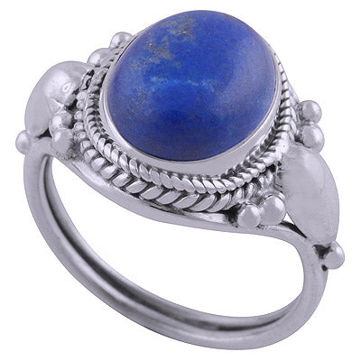 Lapis 925 Sterling Silver Ring - R3401966-16