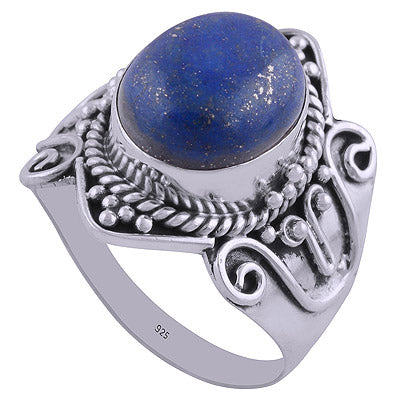 Lapis 925 Sterling Silver Ring - R3401969-19