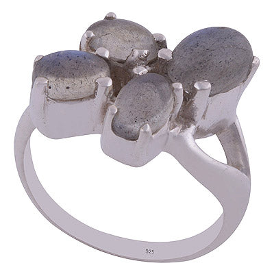 Labradorite 925 Sterling Silver Ring - R3401994-14