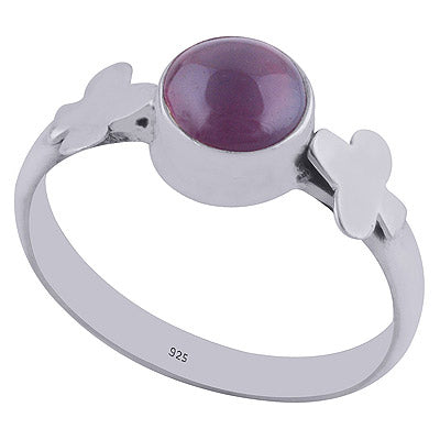 Garnet 925 Sterling Silver Ring - R3401996-6