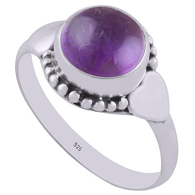 Amethyst 925 Sterling Silver Ring - R3402023-61