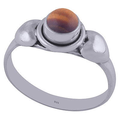 Tiger's Eye 925 Sterling Silver Ring - R3402053-47
