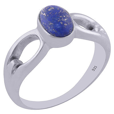 Lapis 925 Sterling Silver Ring - R3402078-16
