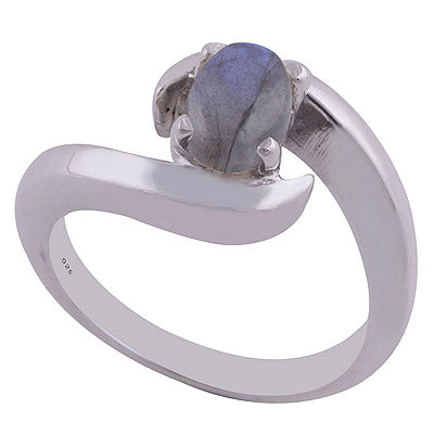 Labradorite 925 Sterling Silver Ring - R3402083-11