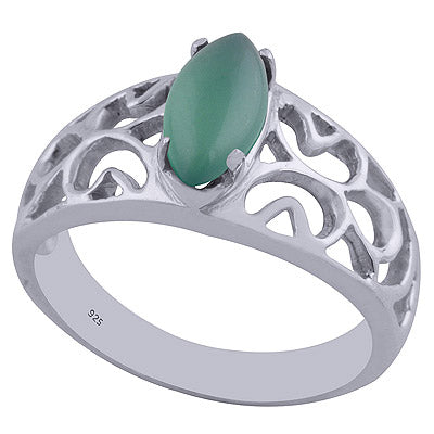Green Onyx 925 Sterling Silver Ring - R3402090-23
