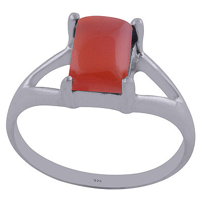 Carnelian 925 Sterling Silver Ring - R3402094-19
