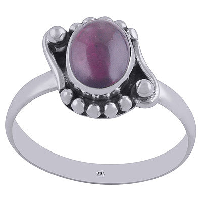 Garnet 925 Sterling Silver Ring - R3402102-5
